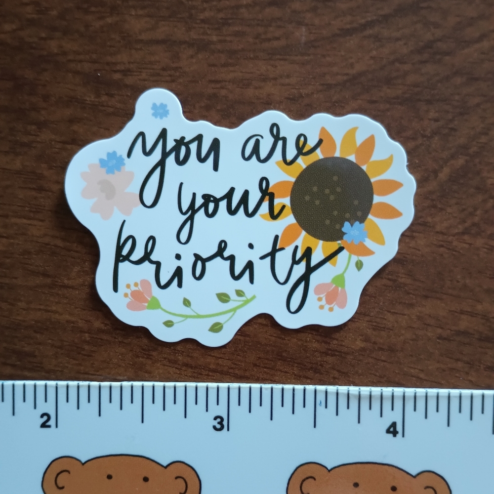10/$10 Inspirational Positivity Sunflower Nature Garden Flower Sticker Decal